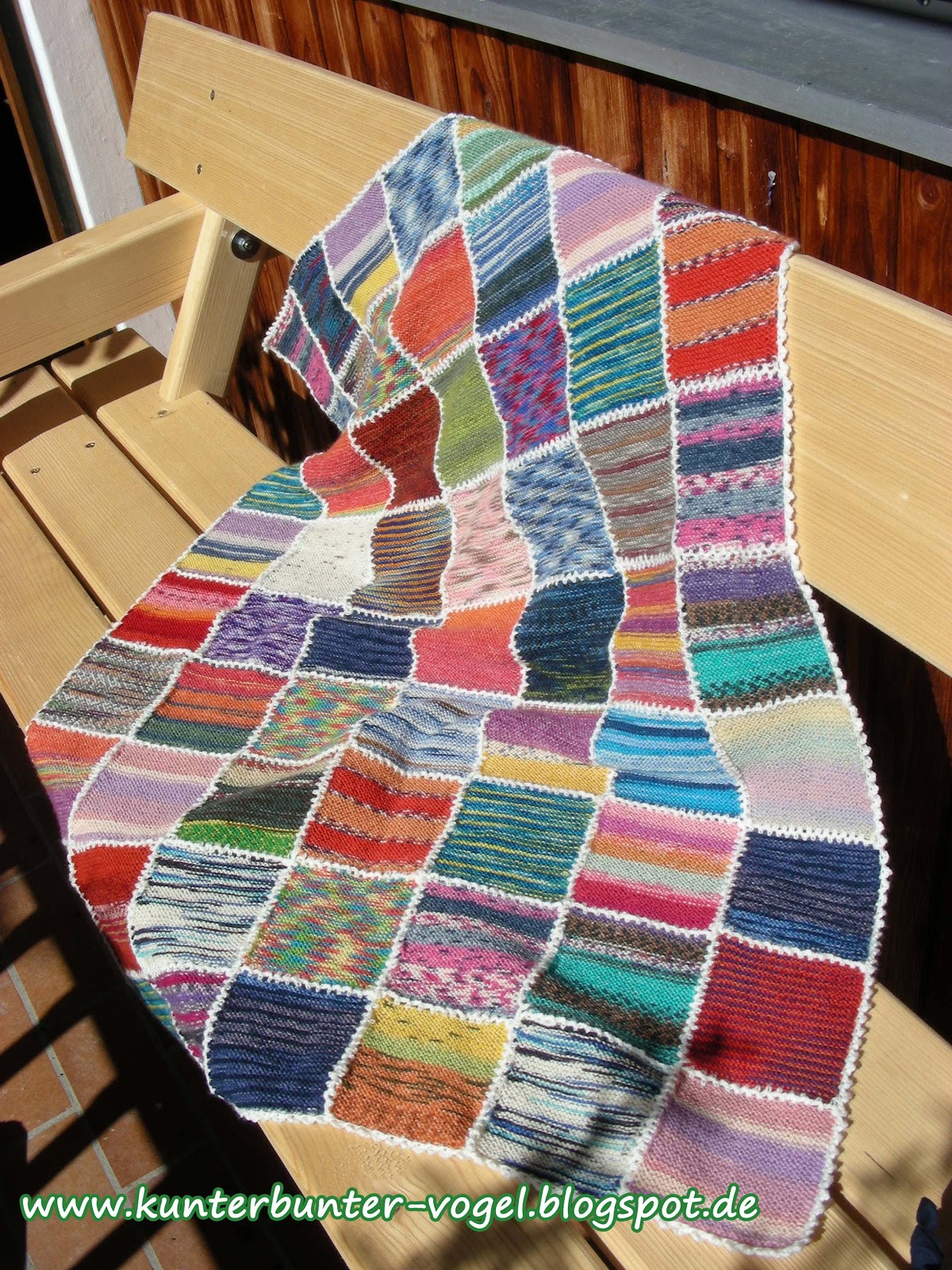 Verwendete Materialien ca. 400 g Sockenwollreste (75 % Schurwolle, 25 % ...